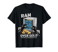 Funny AI RAM Over Riches Data Center Server Admin Tech Camiseta