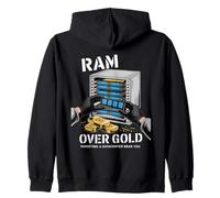 Funny AI RAM Over Riches Data Center Server Admin Tech Sudadera con Capucha
