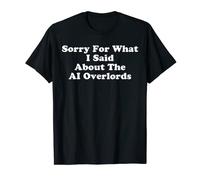 Funny AI Tshirt Artifical Intelligence A.I. Overlords Joke Camiseta