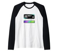 Funny AI Vibe Coder 99% Indicaciones 1% Pánico 0% Punto y Coma Humor Camiseta Manga Raglan