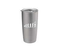 Funny Alien Evolution/Secret Space Program Design Vaso térmico de acero inoxidable de doble pared