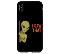 Funny Alien Meme I Saw That UFO Extraterrestrial Humor Joke Carcasa para iPhone XS MAX