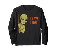 Funny Alien Meme I Saw That UFO Extraterrestrial Humor Joke Manga Larga