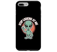 Funny Alien Stop Looking at Me for Space Broma de Humor Carcasa para iPhone 7 Plus/8 Plus