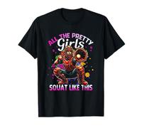 Funny All The Pretty Girls Squat Like This Softball Catcher Camiseta