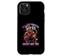 Funny All The Pretty Girls Squat Like This Softball Catcher Carcasa para iPhone 11 Pro