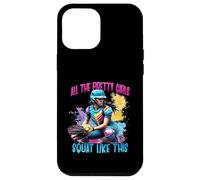 Funny All The Pretty Girls Squat Like This Softball Catcher Carcasa para iPhone 12 Pro MAX