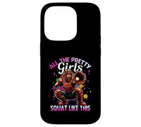 Funny All The Pretty Girls Squat Like This Softball Catcher Carcasa para iPhone 14 Pro