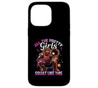 Funny All The Pretty Girls Squat Like This Softball Catcher Carcasa para iPhone 14 Pro MAX
