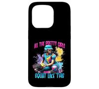 Funny All The Pretty Girls Squat Like This Softball Catcher Carcasa para iPhone 15 Pro