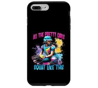 Funny All The Pretty Girls Squat Like This Softball Catcher Carcasa para iPhone 7 Plus/8 Plus
