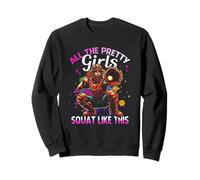 Funny All The Pretty Girls Squat Like This Softball Catcher Sudadera