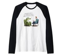 Funny Alligator - Nobody Actually Wants To See Me Later Camiseta Manga Raglan
