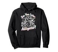 Funny Alligator Pun See You LATER Teacher Gator Sudadera con Capucha
