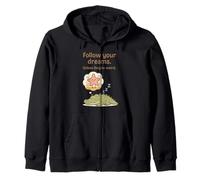 Funny Alligator - Sigue tus sueños a menos que sean extraños Sudadera con Capucha