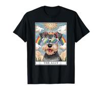 Funny Ally Dog - Gafas de sol en miniatura Schnauzer LGBTQ Pride Camiseta