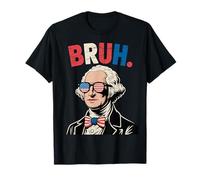Funny American 4th of July George Washington Bruh Camiseta