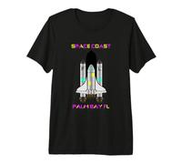 Funny and Cute Space Coast Palm Bay FL - Rosa|Amarillo Camiseta Premium