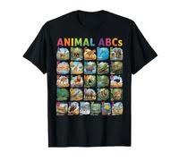 Funny Animal Alphabet A-Z ABCs Learning Letters for Kids Camiseta