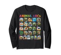 Funny Animal Alphabet A-Z ABCs Learning Letters for Kids Manga Larga