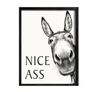 Funny Animal Canvas Bathroom Wall Art And Restroom Decor | Ready-to- Wall Decor Adds A Playful, Lighthearted Touch To Powder Rooms, Restrooms, And Farmhouse Guest Spaces.
