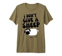 Funny Animal Lover Lamb Pun I Don't Give a Sheep Camiseta Premium