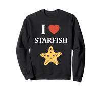 Funny Animal Ocean Simple i Love Starfish Sudadera