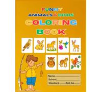 Funny Animals & Birds Coloring Book