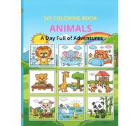 Funny Animals: Coloring Book for Kids - 20 Animal Drawings Dealing with Everyday Life!