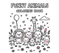 Funny Animals Coloring Book for Kids
