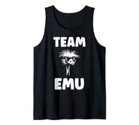 Funny Animals Emus Minimalist Bird Simple Team emu Camiseta sin Mangas