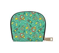 Funny Animals In Jungle - Soporte para tarjetas de crédito para mujer, portafolios de piel para tarjetas de crédito, portafolios para tarjetas