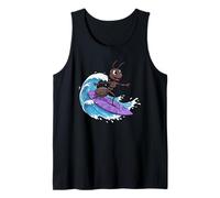 Funny Ant está surfeando una ola del océano 1 - Fan Fun Camiseta sin Mangas