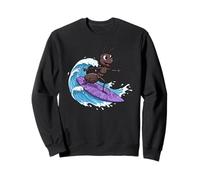 Funny Ant está surfeando una ola del océano 1 - Fan Fun Sudadera