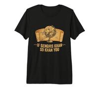 Funny Ap World History Juego de Palabras si Genghis Khan So Khan You Camiseta Premium