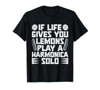Funny Armónica Player If Life Gives You Lemon Play Armónica Camiseta