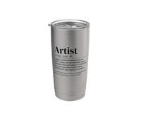 Funny Artist Definition Design Painters Illustrators Vaso térmico de acero inoxidable de doble pared