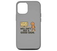 Funny ASL American Sign Language Well That's Not A Good Sign Carcasa para iPhone 12/12 Pro