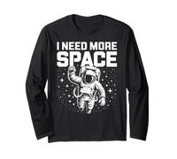 Funny Astronaut in Galaxy Graphic I Need More Space Manga Larga