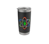 Funny Atom Craft Beer Brewmaster lúpulo y cerveza de malta Vaso térmico de acero inoxidable de doble pared