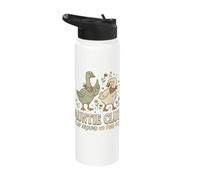 Funny Auntie Club Flap Around Find Out Sassy Geese Retro Stainless Steel Insulated Water Bottle