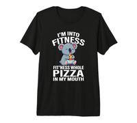 Funny Australia Kids Boys Into Fitness Pizza Koala Lover Camiseta Premium