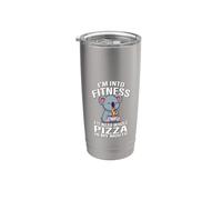 Funny Australia Kids Boys Into Fitness Pizza Koala Lover Vaso térmico de acero inoxidable de doble pared