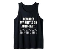Funny Auto-Fart Humor tee Novelty Christmas 2025 Gag Saying Camiseta sin Mangas
