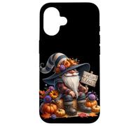 Funny Autumn GNOME Graphic For Women Men and Kids Hello Fall Carcasa para iPhone 16