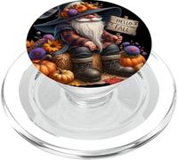 Funny Autumn GNOME Graphic For Women Men and Kids Hello Fall PopSockets PopGrip para MagSafe