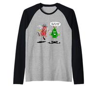 Funny Avocado Design - I'm The Good Kind of Fat Camiseta Manga Raglan