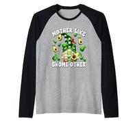 Funny Avocado Summer GNOME Graphic For Women Vegan Mom Quote Camiseta Manga Raglan