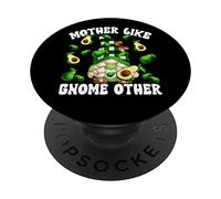 Funny Avocado Summer GNOME Graphic For Women Vegan Mom Quote PopSockets PopGrip Adhesivo