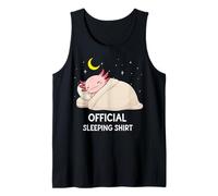 Funny Axolotl Official Sleepshirt Pijama Zoo Niños Niñas Niños Camiseta sin Mangas